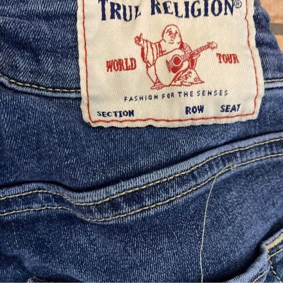 True Religion Jennie Curvy Mid-Rise Skinny Jeans Sz 25 - Picture 8 of 10